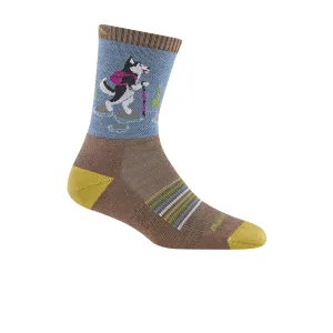 Darn Tough Critter Club Lightweight Micro Crew Sock with Cushion (Women) - Bark