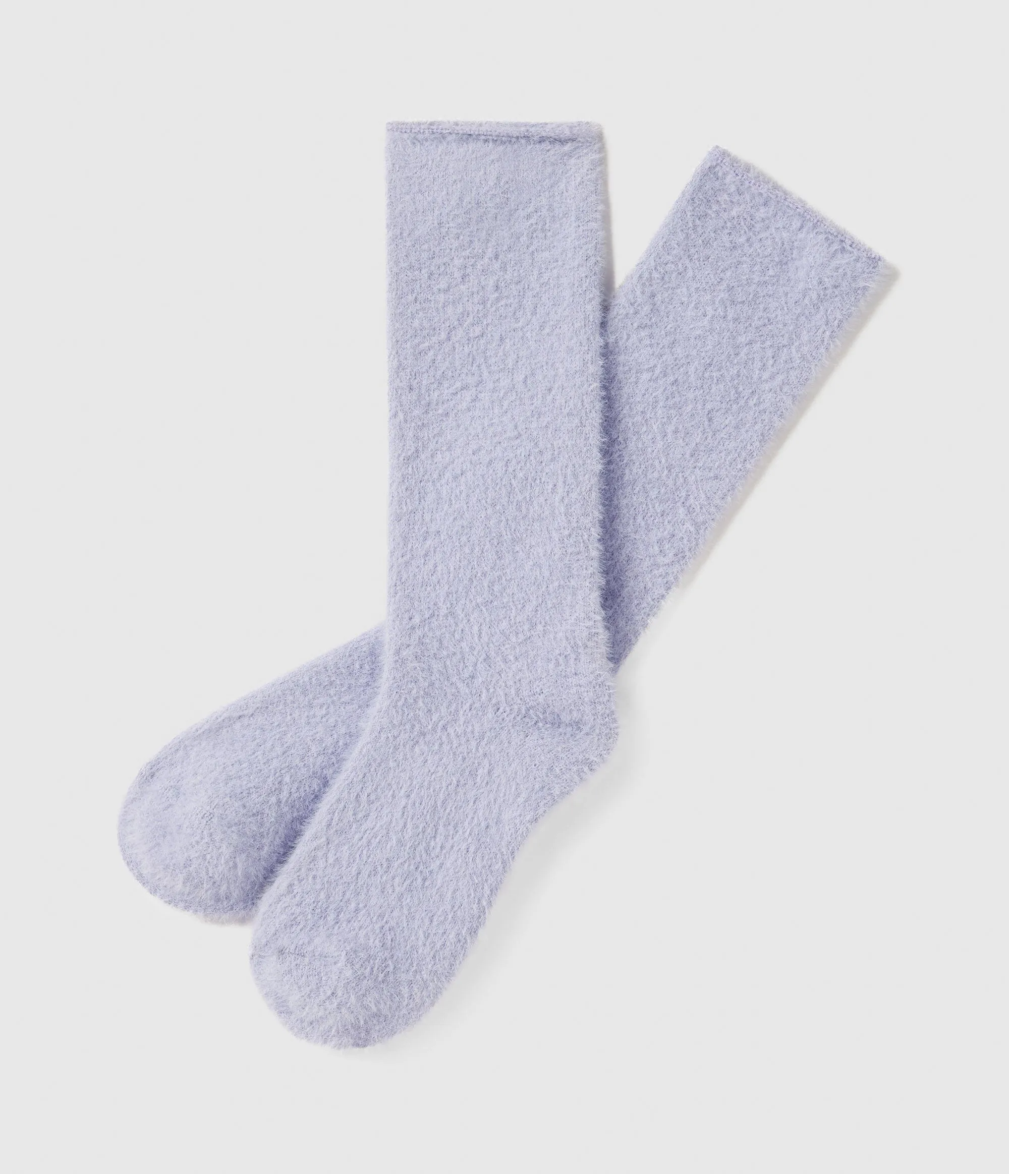 Feather Knit Socks - Cosmic Sky