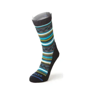 FITS F1057 Multi-Pattern Light Cushion Hiker Crew Sock (Unisex) - Tigerlily