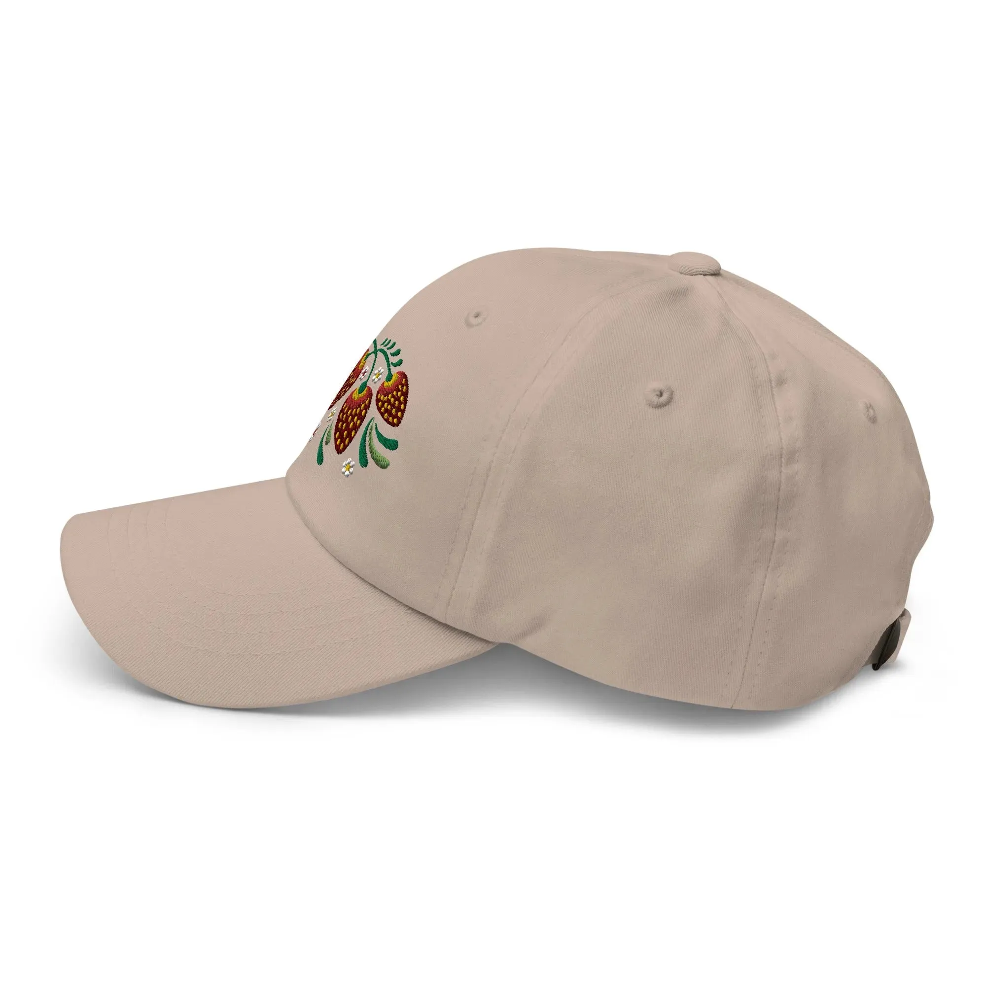 Russian Khokhloma Embroidered Dad Hat