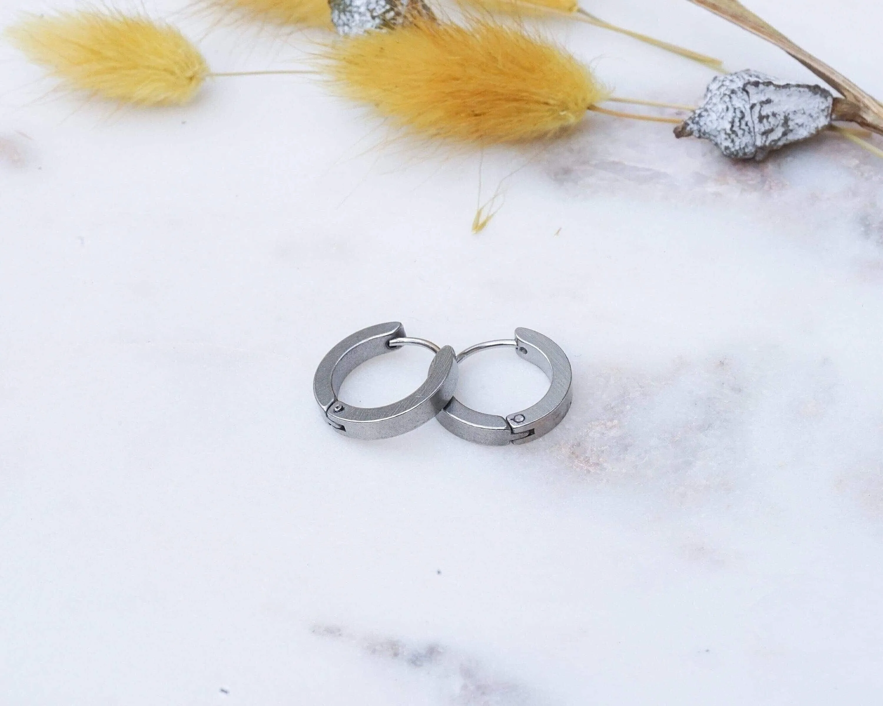 Silver Hoop Earrings