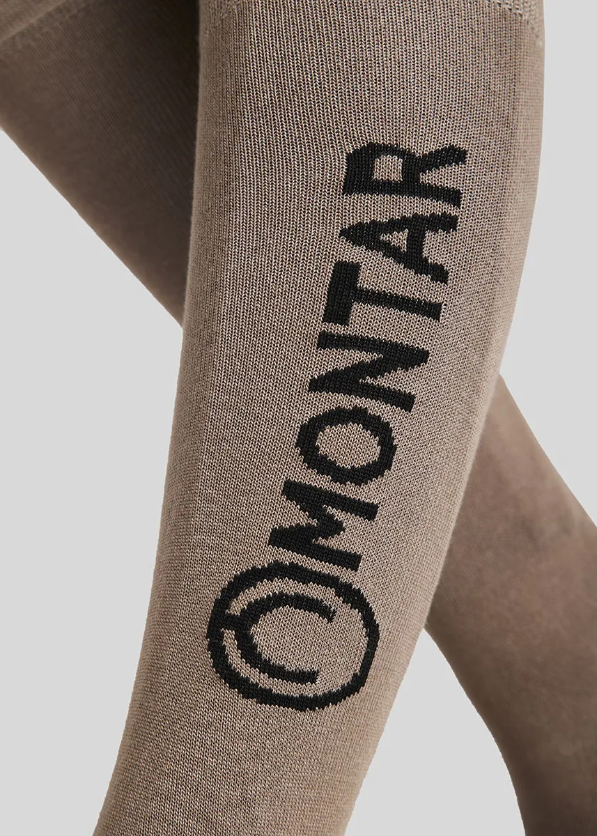 Socks With Logo - Latte