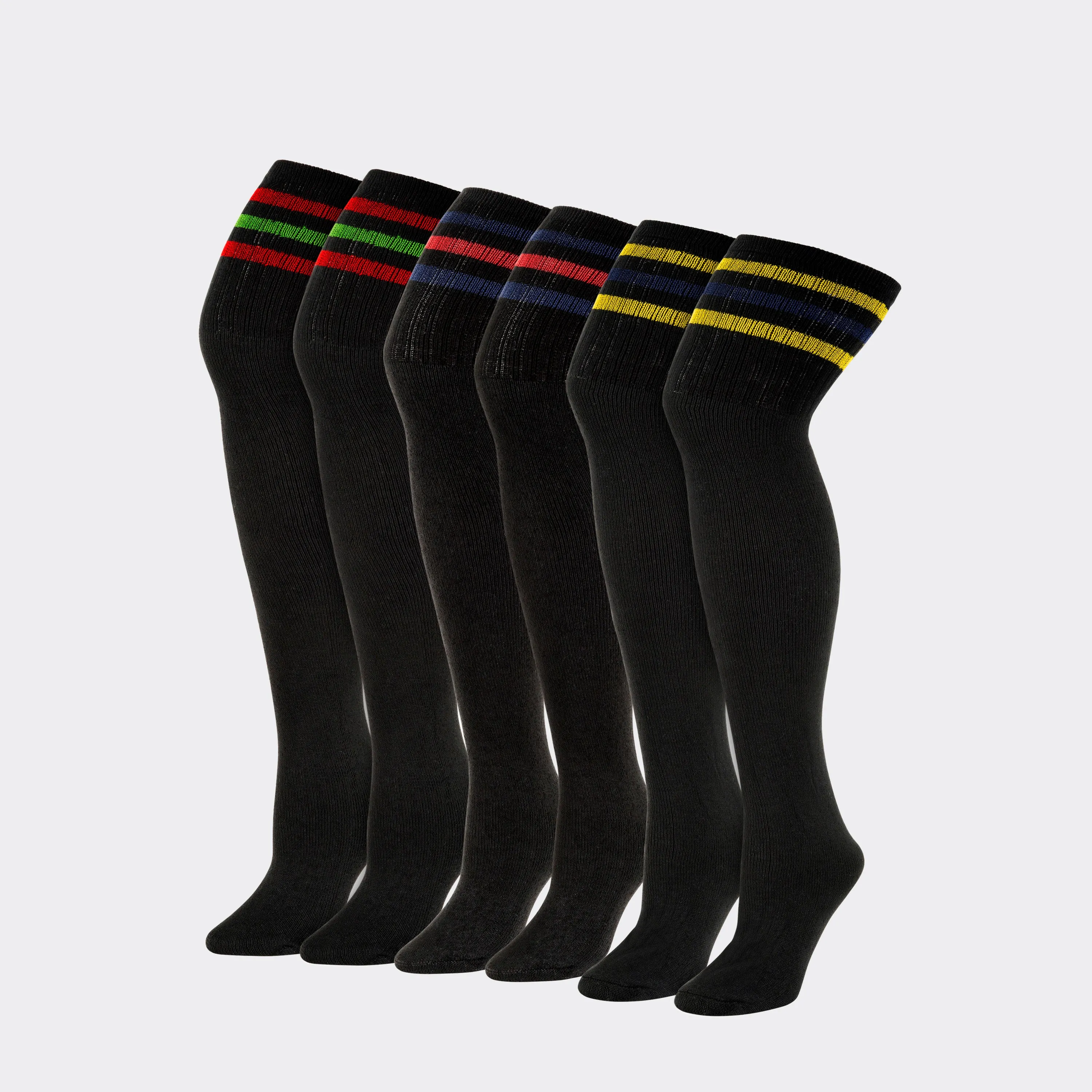 Women's Knee High Tube Socks - (3-Pair)
